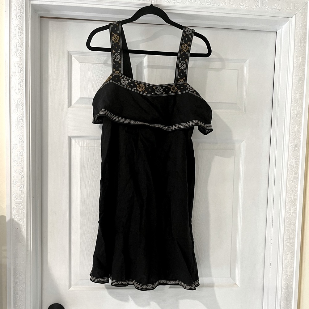 Madewell Embroidered Linen Dress